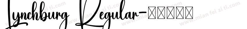 Lynchburg Regular字体转换